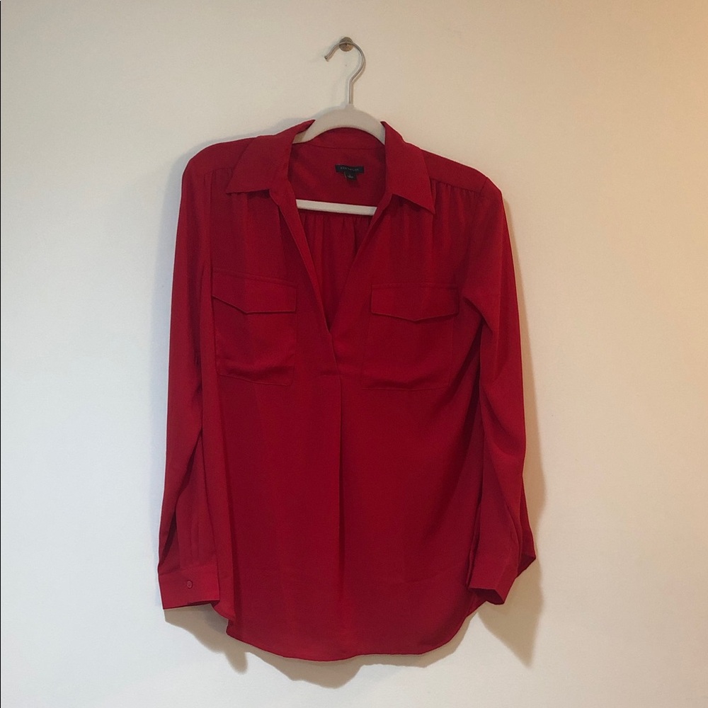 Red Women's Blouse